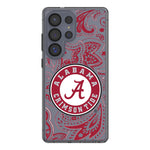 University of Alabama Crimson Tide Paisley Clear Phone Case