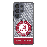 University of Alabama Crimson Tide Personalized EndZone Plus Clear Phone Case for Samsung Galaxy