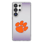 Clemson University Tigers Linen Clear Phone Case for Samsung Galaxy