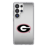 University of Georgia Bulldogs Linen Clear Phone Case for Samsung Galaxy