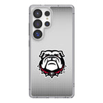 University of Georgia Bulldogs Uga Linen Clear Phone Case for Samsung Galaxy