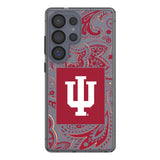 Indiana University Hoosiers Paisley Clear Phone Case for Samsung Galaxy