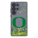 University of Oregon Ducks Confetti Clear Phone Case for Samsung Galaxy