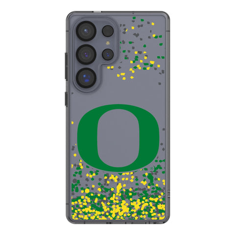 University of Oregon Ducks Confetti Clear Phone Case for Samsung Galaxy