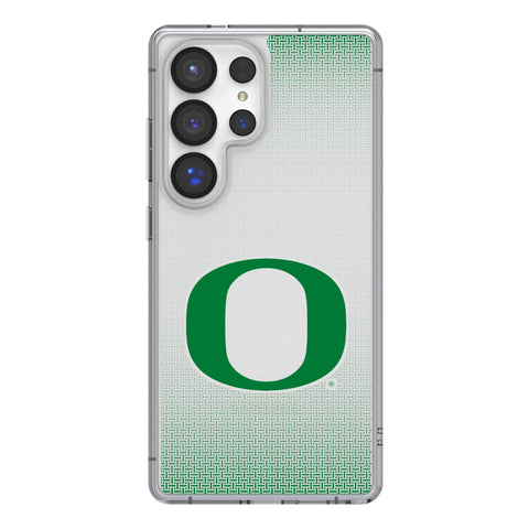 University of Oregon Ducks Linen Clear Phone Case for Samsung Galaxy