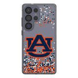 University of Auburn Tigers Confetti Clear Phone Case for Samsung Galaxy