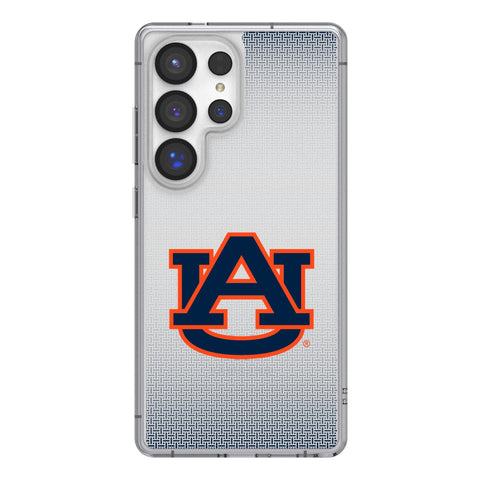 University of Auburn Tigers Linen Clear Phone Case for Samsung Galaxy
