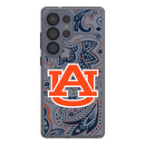 University of Auburn Tigers Paisley Clear Phone Case for Samsung Galaxy