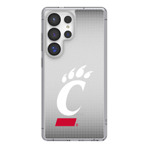 University of Cincinnati Bearcats Linen Clear Phone Case for Samsung Galaxy