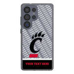 University of Cincinnati Bearcats Personalized EndZone Plus Clear Phone Case for Samsung Galaxy