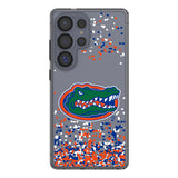University of Florida Gators Confetti Clear Phone Case for Samsung Galaxy