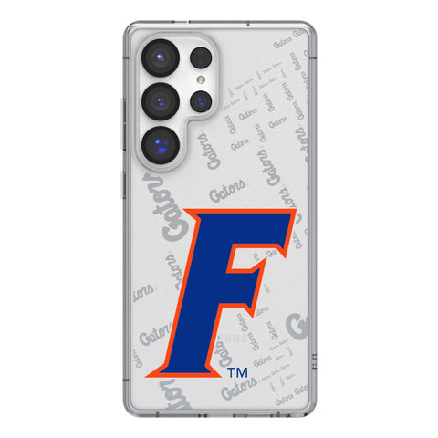 University of Florida Gators Quadtile Clear Phone Case for Samsung Galaxy