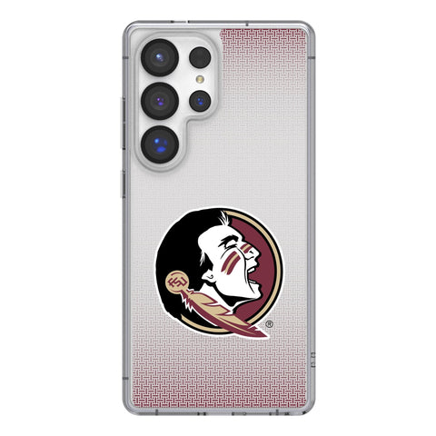 Florida State University Seminoles Linen Clear Phone Case for Samsung Galaxy