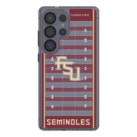 Florida State University Seminoles Athletic Wordmark Field Clear Phone Case for Samsung Galaxy
