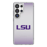 Louisiana State University Tigers Linen Clear Phone Case for Samsung Galaxy