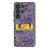 Louisiana State University Tigers Paisley Clear Phone Case