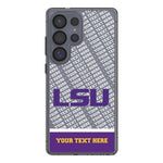 Louisiana State University Tigers Personalized EndZone Plus Clear Phone Case for Samsung Galaxy