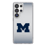 University of Michigan Wolverines Linen Clear Phone Case for Samsung Galaxy