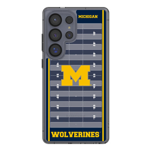 University of Michigan Wolverines Field Clear Phone Case for Samsung Galaxy