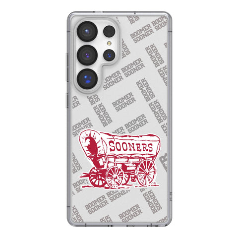 University of Oklahoma Sooners Quadtile Clear Phone Case for Samsung Galaxy