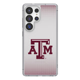 Texas A&M University Aggies Linen Clear Phone Case for Samsung Galaxy
