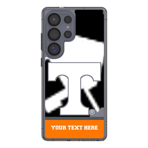 University of Tennessee Volunteers Personalized EndZone Plus Clear Phone Case for Samsung Galaxy
