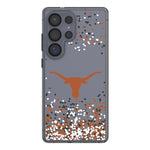University of Texas Longhorns Confetti Clear Phone Case for Samsung Galaxy