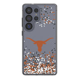 University of Texas Longhorns Confetti Clear Phone Case for Samsung Galaxy