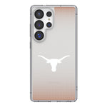 University of Texas Longhorns Linen Clear Phone Case for Samsung Galaxy