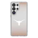 University of Texas Longhorns Linen Clear Phone Case for Samsung Galaxy