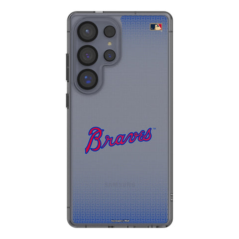 Atlanta Braves Home 2012 - Cooperstown Collection Linen Clear Phone Case for Samsung Galaxy