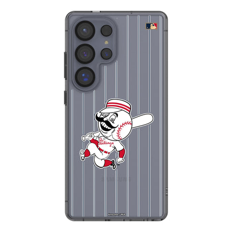 Cincinnati Reds 1953-1967 - Cooperstown Collection Pinstripe Clear Phone Case for Samsung Galaxy