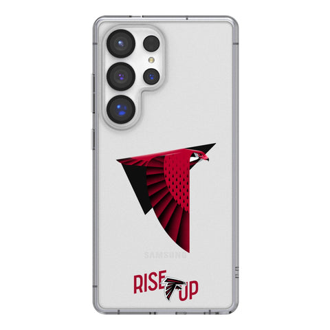Atlanta Falcons 2024 Edition Clear Phone Case for Samsung Galaxy