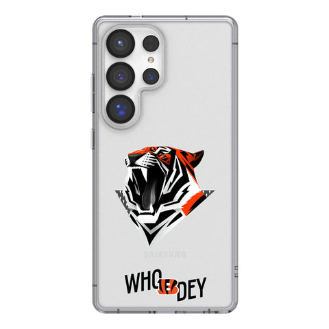 Cincinnati Bengals 2024 Edition Clear Phone Case for Samsung Galaxy