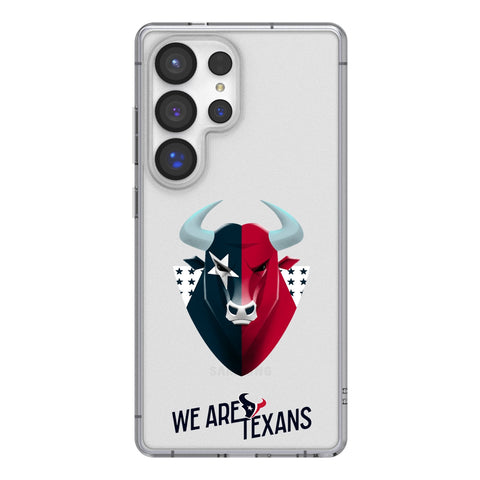 Houston Texans 2024 Edition Clear Phone Case for Samsung Galaxy