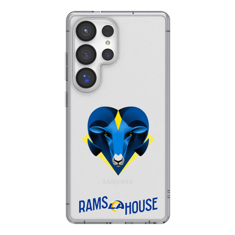 Los Angeles Rams 2024 Edition Clear Phone Case for Samsung Galaxy