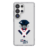 New England Patriots 2024 Edition Clear Phone Case for Samsung Galaxy
