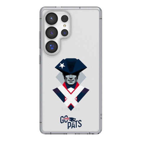New England Patriots 2024 Edition Clear Phone Case for Samsung Galaxy