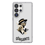 New Orleans Saints 2024 Edition Clear Phone Case for Samsung Galaxy