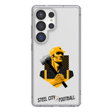 Pittsburgh Steelers 2024 Edition Clear Phone Case for Samsung Galaxy