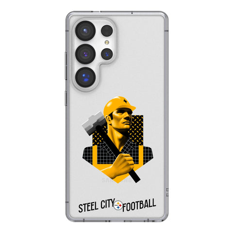 Pittsburgh Steelers 2024 Edition Clear Phone Case for Samsung Galaxy