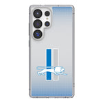 Detroit Lions Retro Linen Clear Phone Case for Samsung Galaxy
