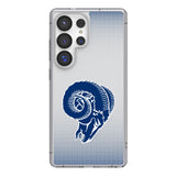 Los Angeles Rams Historic Collection Linen Clear Phone Case for Samsung Galaxy