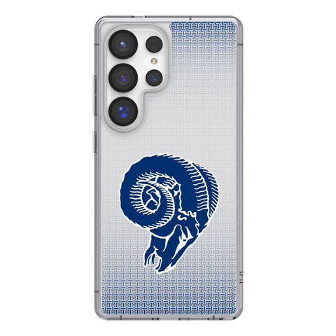 Los Angeles Rams Historic Collection Linen Clear Phone Case for Samsung Galaxy