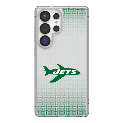 New York Jets 1963 Historic Collection Linen Clear Phone Case for Samsung Galaxy