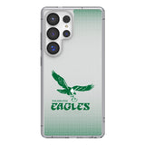 Philadelphia Eagles 1973-1995 Historic Collection Linen Clear Phone Case for Samsung Galaxy
