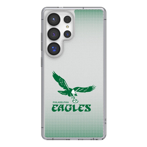 Philadelphia Eagles 1973-1995 Historic Collection Linen Clear Phone Case for Samsung Galaxy
