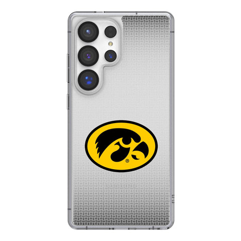 University of Iowa Hawkeyes Linen Clear Phone Case for Samsung Galaxy