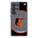 Baltimore Orioles Personalized Circle Clear Phone Case for Samsung Galaxy