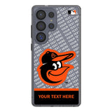Baltimore Orioles Personalized EndZone Plus Clear Phone Case for Samsung Galaxy